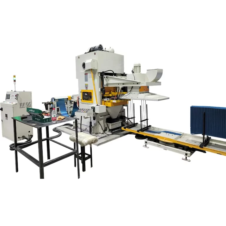 SINAOK H-Type Fin Press Line for closed-type fin manufacturing.