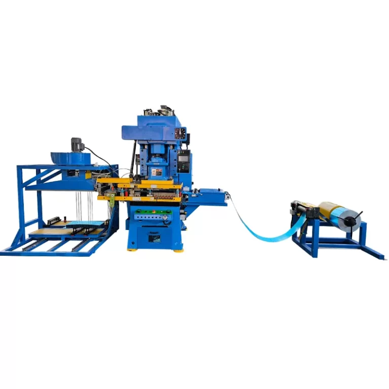 SINAOK C-Type Fin Press Line for open-type fin manufacturing.